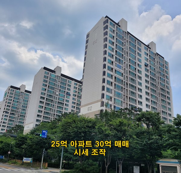 서울 아파트 시세 조작 25억 아파트 30억 매매 계약