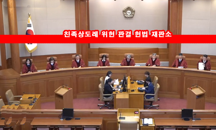 친족상도례 위헌 헌법재판소 판결